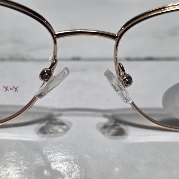 Betsey Johnson Black and Gold Women's Glasses - Picture 8 of 9